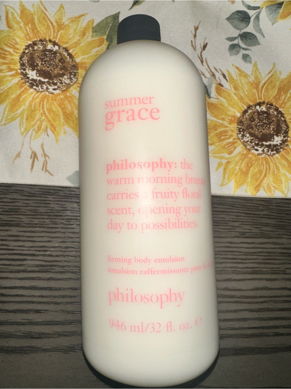 Philosophy Summer Grace Firming Body Emulsion - NEW 32 Fl Oz Jumbo Size